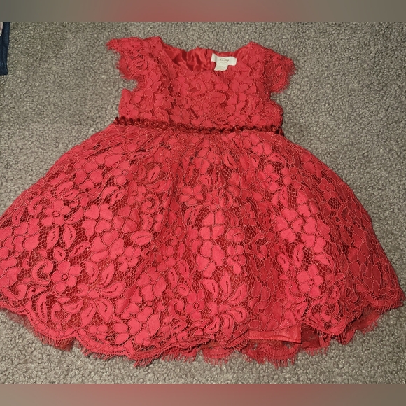 Disney Other - Disney TuTu Couture Like New‎ Red Lace Dress size 24 months